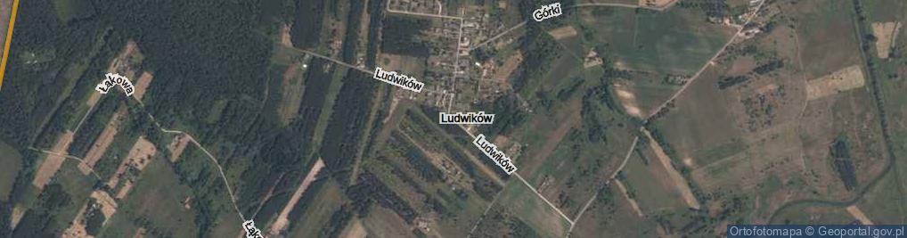 Zdjęcie satelitarne Ludwików ul.