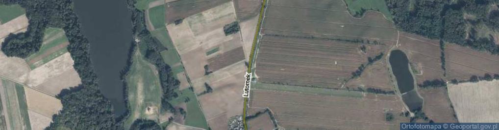 Zdjęcie satelitarne Lutomek ul.