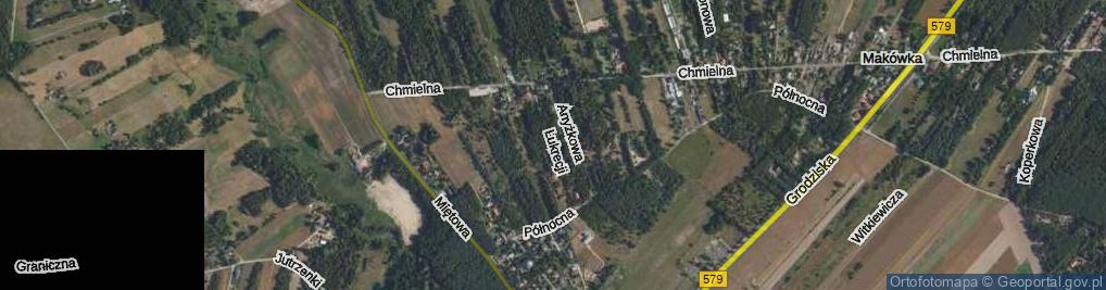 Zdjęcie satelitarne Lukrecji ul.