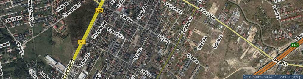 Zdjęcie satelitarne Lubelska ul.