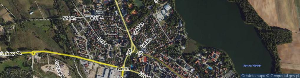 Zdjęcie satelitarne Ludowa ul.