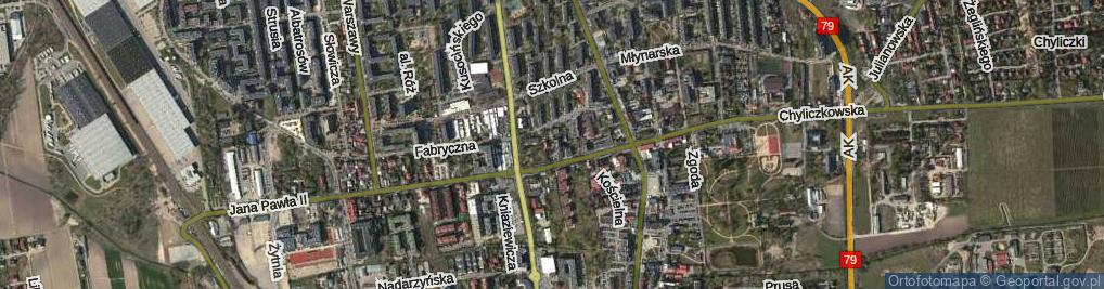 Zdjęcie satelitarne Ludowa ul.