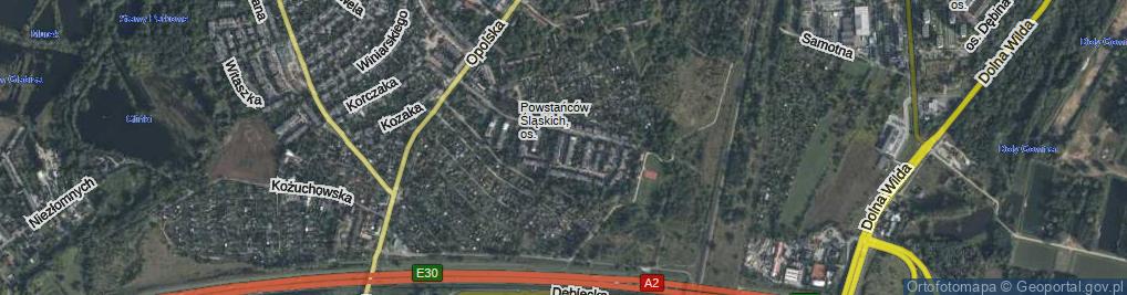 Zdjęcie satelitarne Ludygi-Laskowskiego Jana ul.