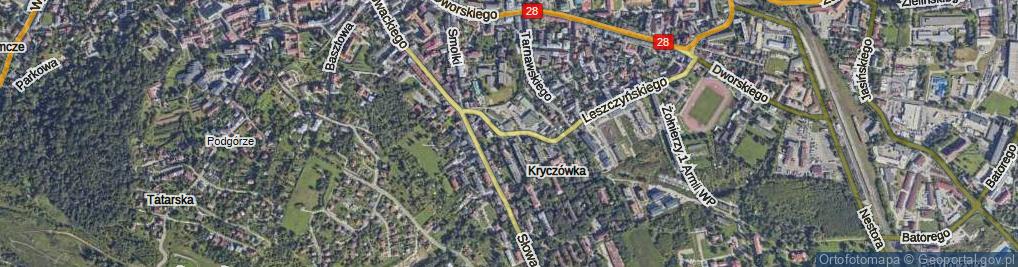 Zdjęcie satelitarne Łukasińskiego Waleriana, mjr. ul.