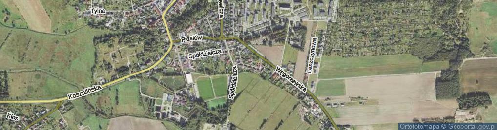 Zdjęcie satelitarne Lutyków ul.