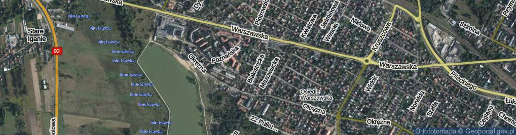 Zdjęcie satelitarne Lubelska ul.