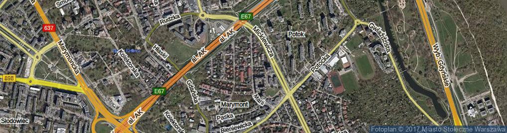 Zdjęcie satelitarne Lutosławskiego Witolda ul.