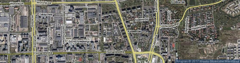 Zdjęcie satelitarne Lutocińska ul.