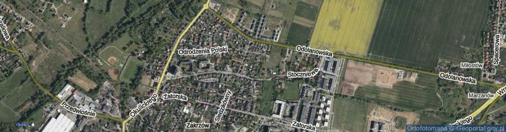 Zdjęcie satelitarne Łuczników ul.