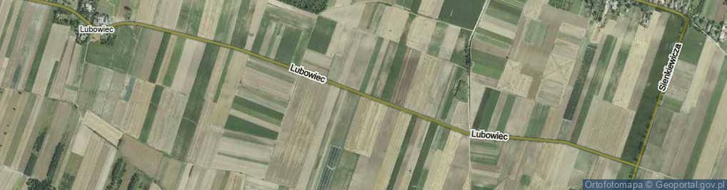 Zdjęcie satelitarne Lubowiec ul.