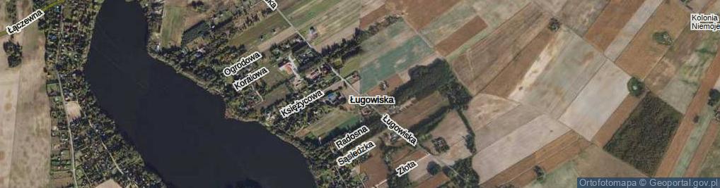 Zdjęcie satelitarne Ługowiska ul.