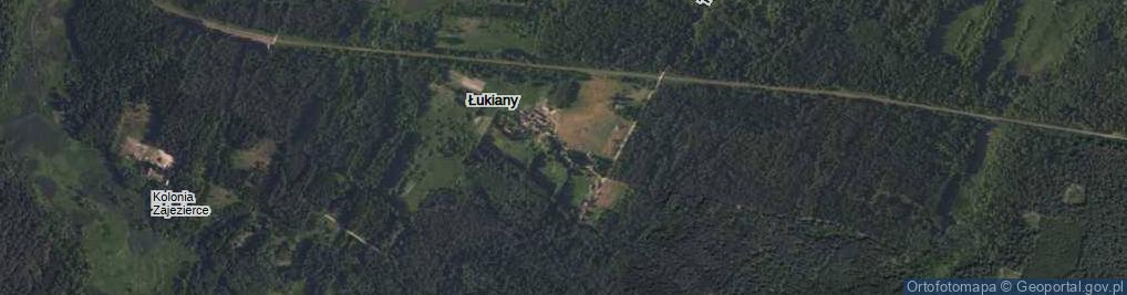 Zdjęcie satelitarne Łukiany ul.
