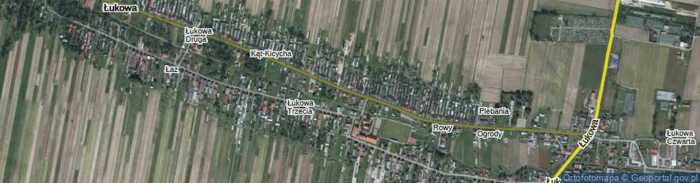 Zdjęcie satelitarne Łukowa ul.