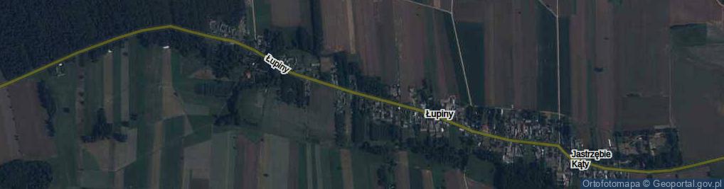 Zdjęcie satelitarne Łupiny ul.