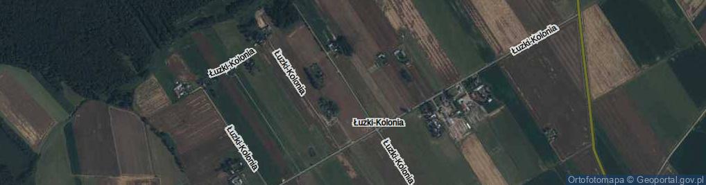 Zdjęcie satelitarne Łuzki-Kolonia ul.