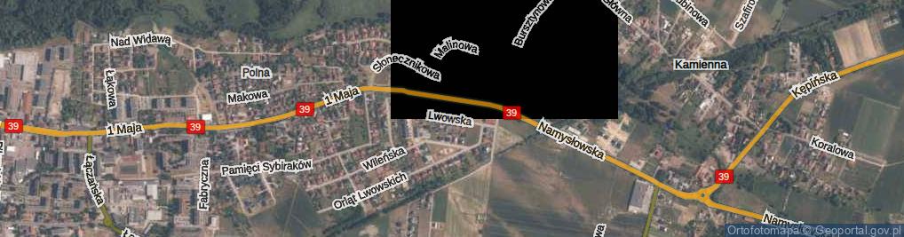 Zdjęcie satelitarne Lwowska ul.