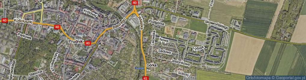 Zdjęcie satelitarne Lwowska ul.