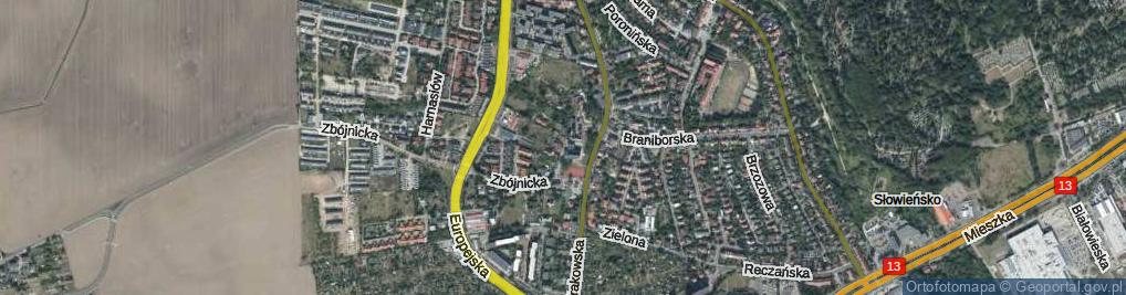 Zdjęcie satelitarne Lwowska ul.