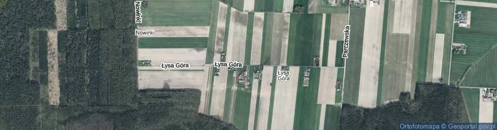 Zdjęcie satelitarne Łysa Góra ul.