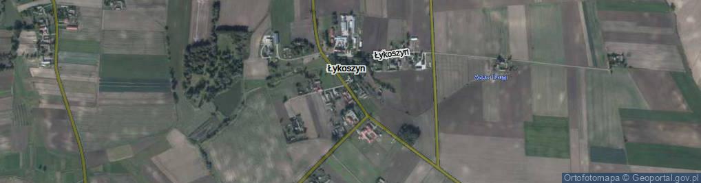 Zdjęcie satelitarne Łykoszyn ul.