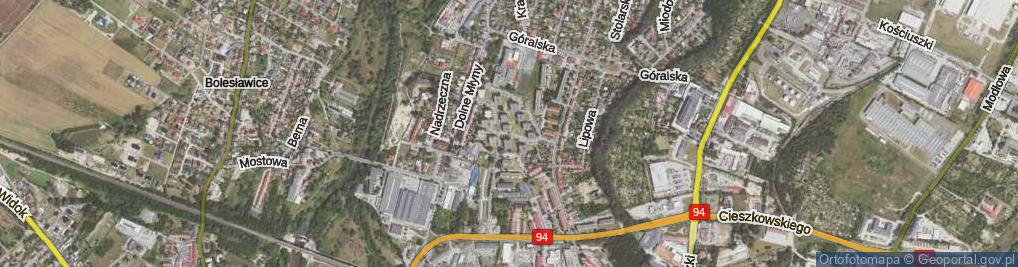 Zdjęcie satelitarne Małachowskiego Stanisława ul.