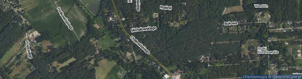 Zdjęcie satelitarne Malczewskiego ul.