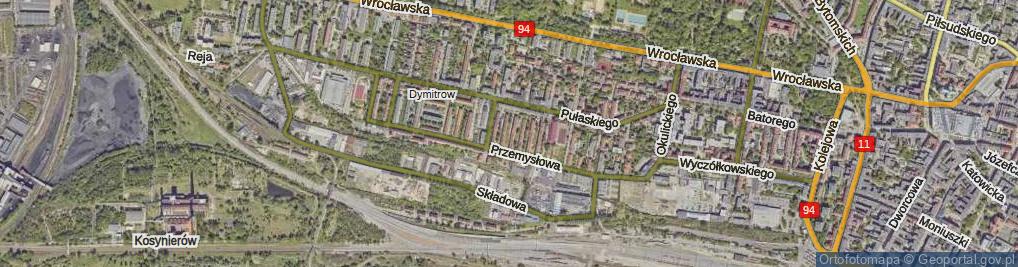 Zdjęcie satelitarne Malczewskiego Jacka ul.