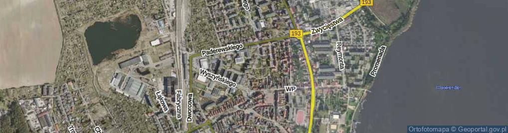 Zdjęcie satelitarne Malepszego Tomasza, ks. dr. ul.