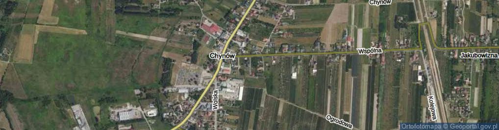 Zdjęcie satelitarne Malinowa ul.