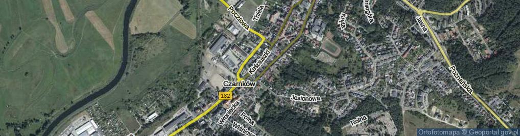 Zdjęcie satelitarne Markiewicza Józefa ul.