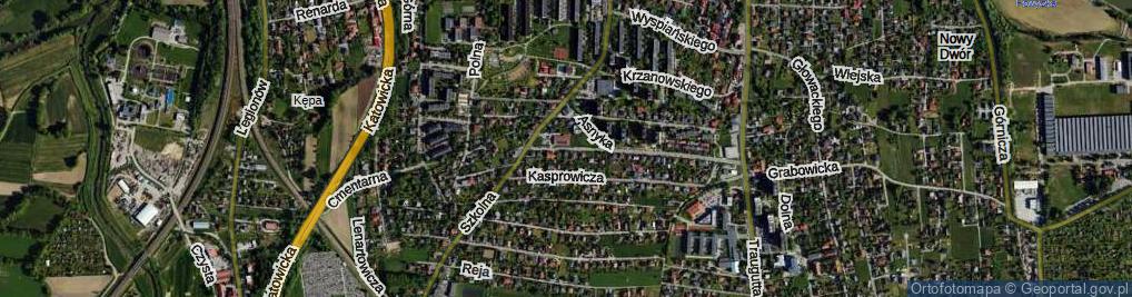 Zdjęcie satelitarne Makuszyńskiego Kornela ul.