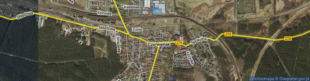 Zdjęcie satelitarne Małoszkolna ul.