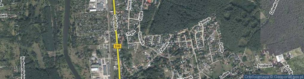 Zdjęcie satelitarne Malinowa ul.