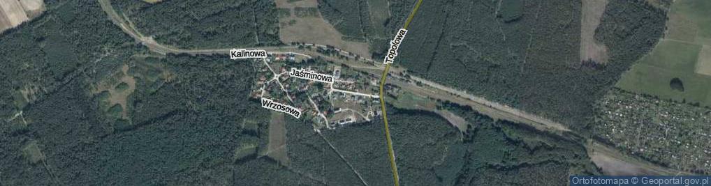 Zdjęcie satelitarne Malinowa ul.