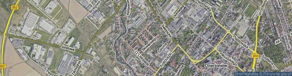 Zdjęcie satelitarne Marszałkowska ul.