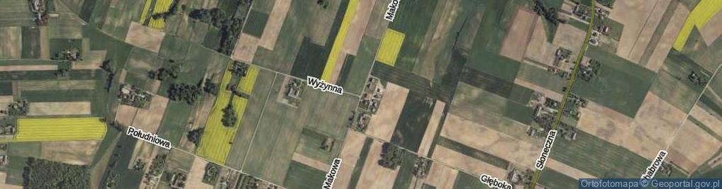 Zdjęcie satelitarne Makowa ul.