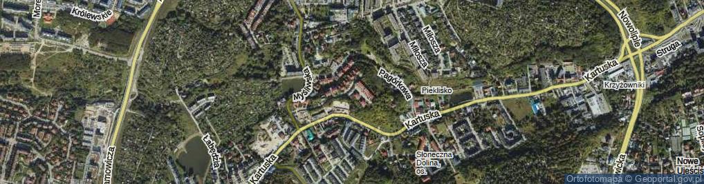 Zdjęcie satelitarne Matecznikowa ul.