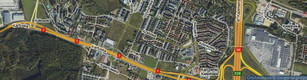 Zdjęcie satelitarne Maciejkowa ul.