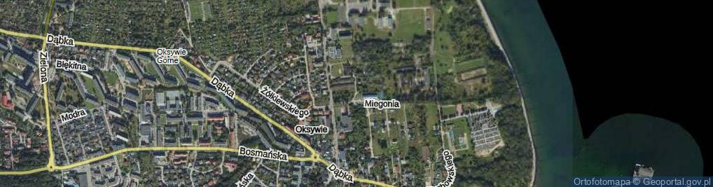 Zdjęcie satelitarne Marynarska ul.