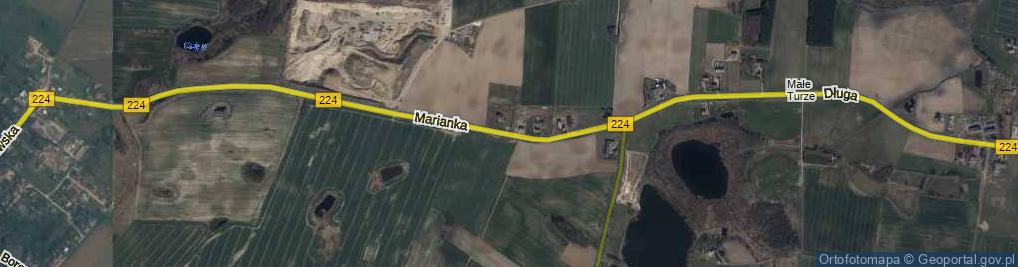 Zdjęcie satelitarne Marianka ul.