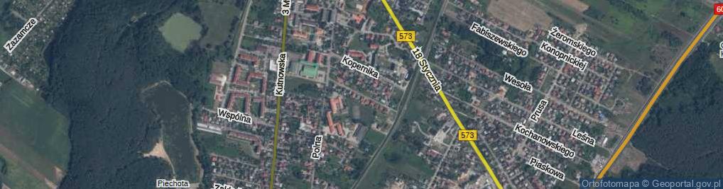 Zdjęcie satelitarne Marcinkowskiego Jana ul.