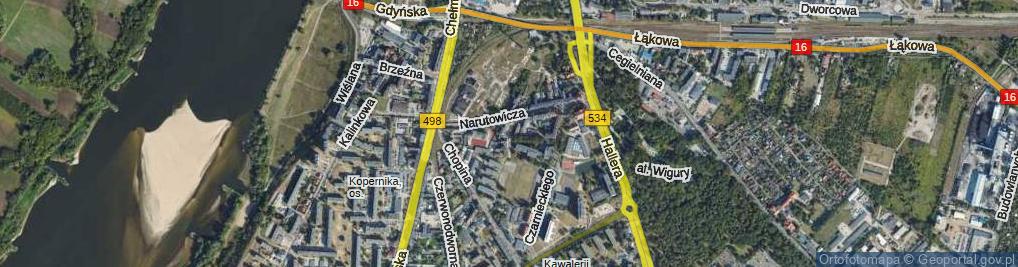 Zdjęcie satelitarne Matejki Jana ul.