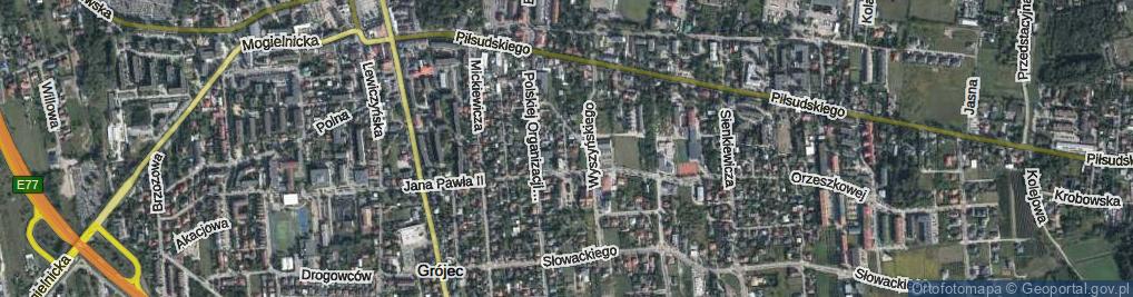 Zdjęcie satelitarne Matejki Jana ul.