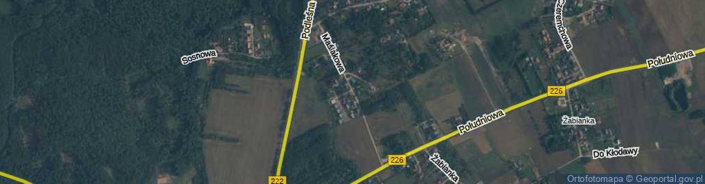 Zdjęcie satelitarne Maślakowa ul.