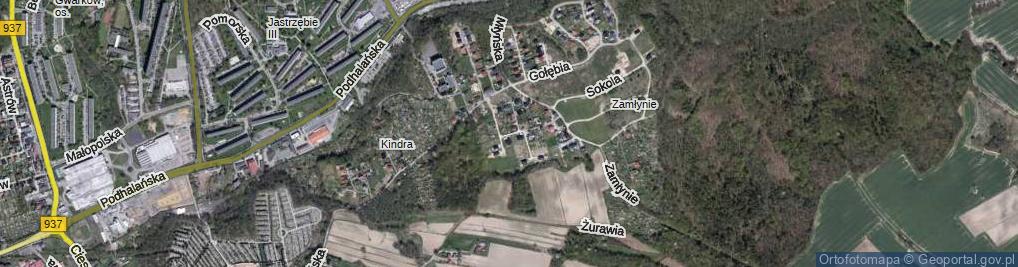 Zdjęcie satelitarne Mączna ul.