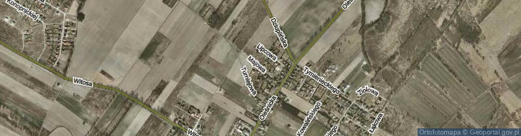 Zdjęcie satelitarne Majowa ul.