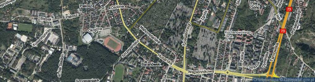 Zdjęcie satelitarne Mahometańska ul.