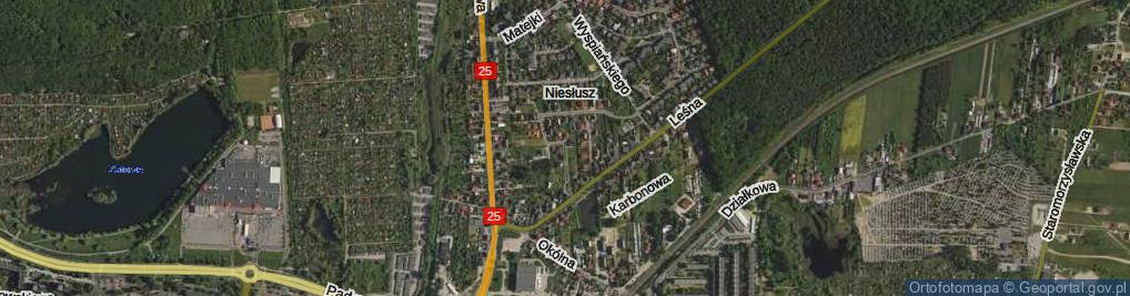Zdjęcie satelitarne Makowskiego Tadeusza ul.
