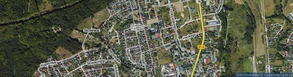 Zdjęcie satelitarne Majkowskiego Aleksandra, dr. ul.