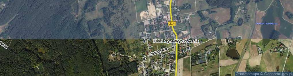 Zdjęcie satelitarne Makowa ul.